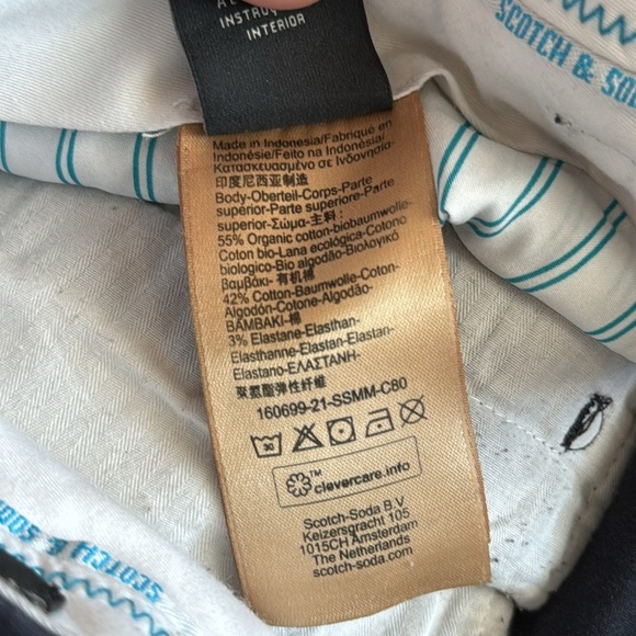Scotch & soda Mott blue pants - Picture 5 of 11